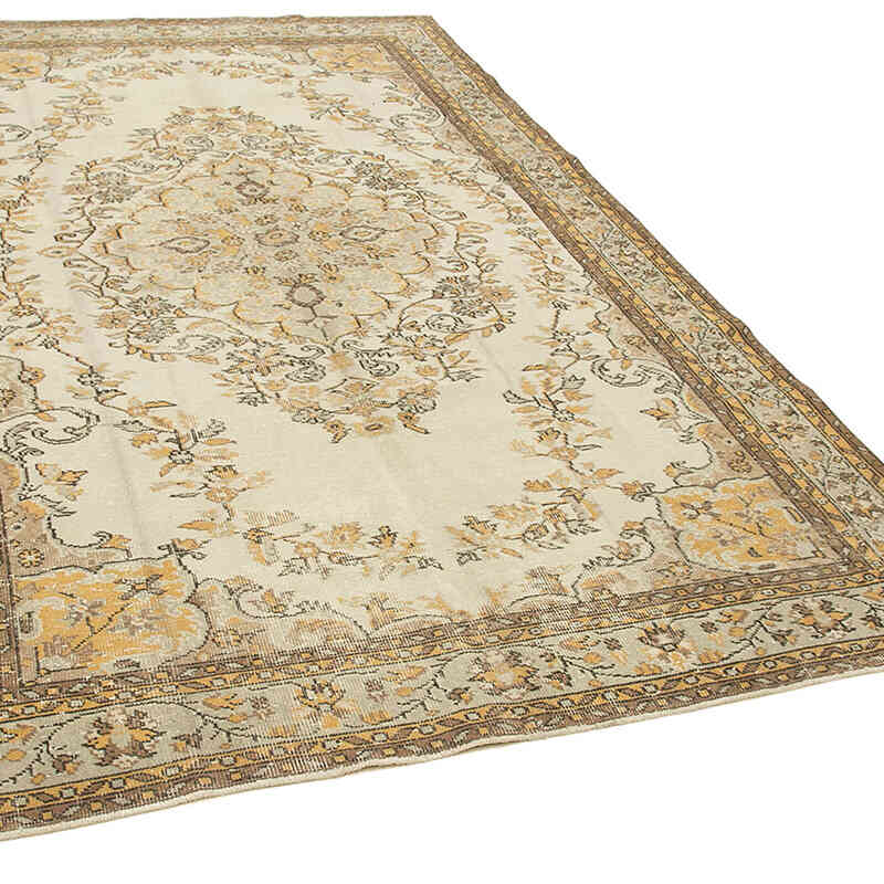 Alfombra Vintage Turca Anudada a Mano - 182 cm x 291 cm - K0074557