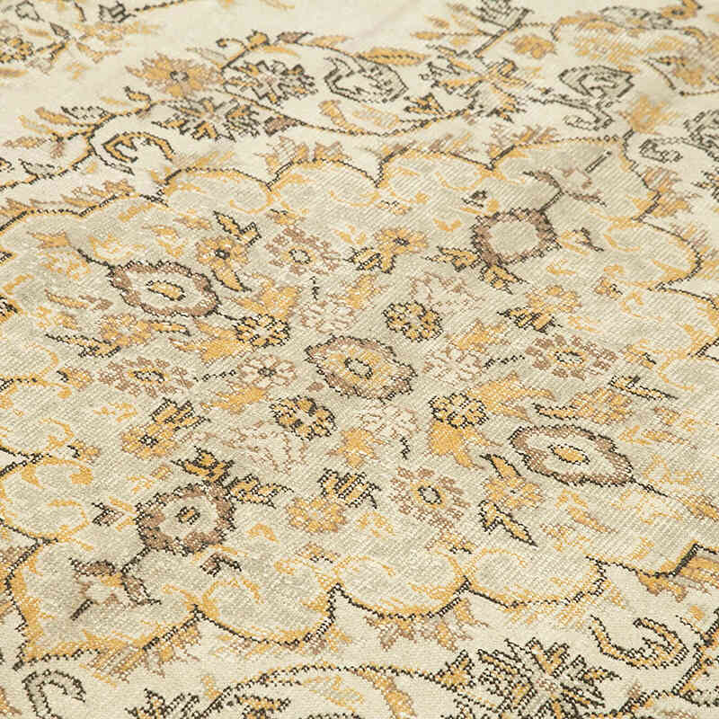 Alfombra Vintage Turca Anudada a Mano - 182 cm x 291 cm - K0074557