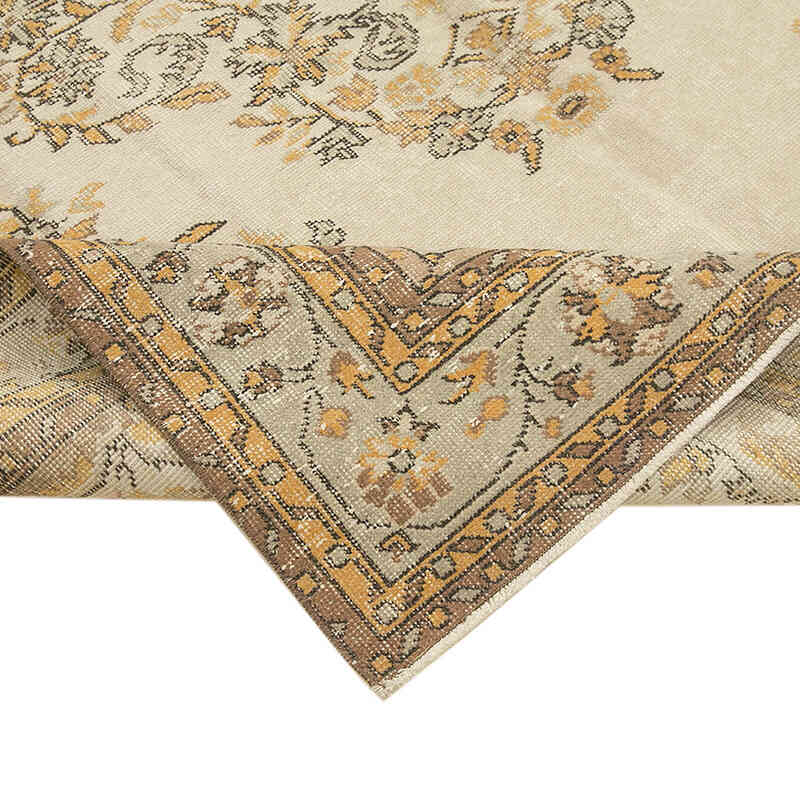 Alfombra Vintage Turca Anudada a Mano - 182 cm x 291 cm - K0074557