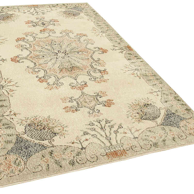 El Dokuma Vintage Halı - 153 cm x 265 cm - K0074561