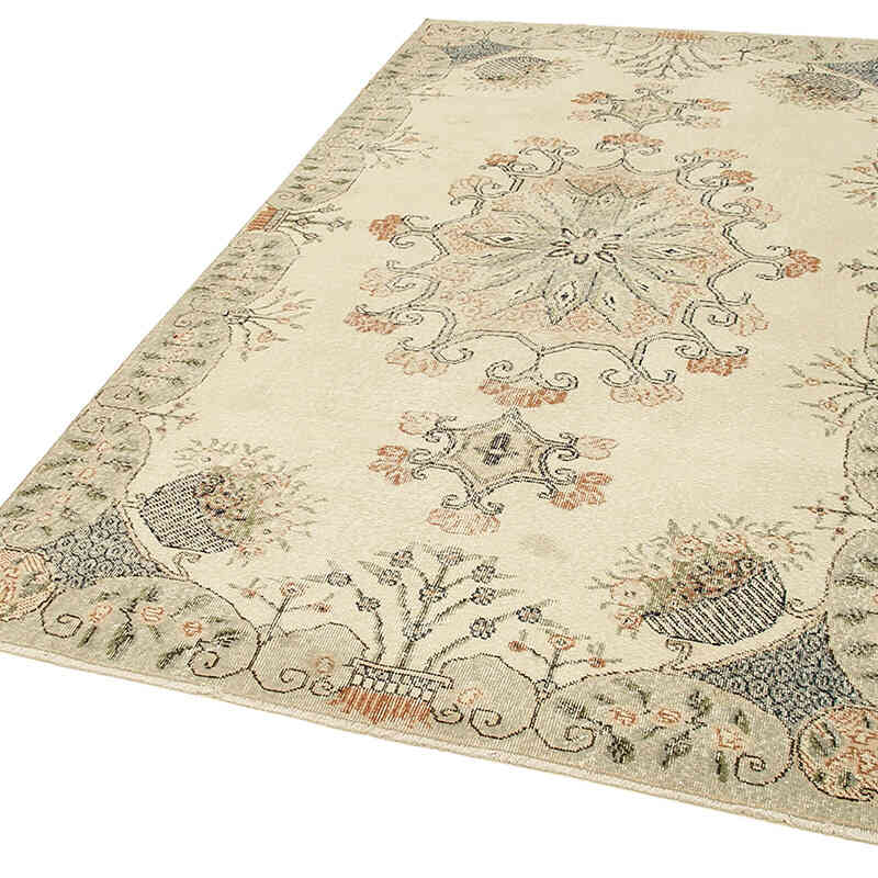 El Dokuma Vintage Halı - 153 cm x 265 cm - K0074561