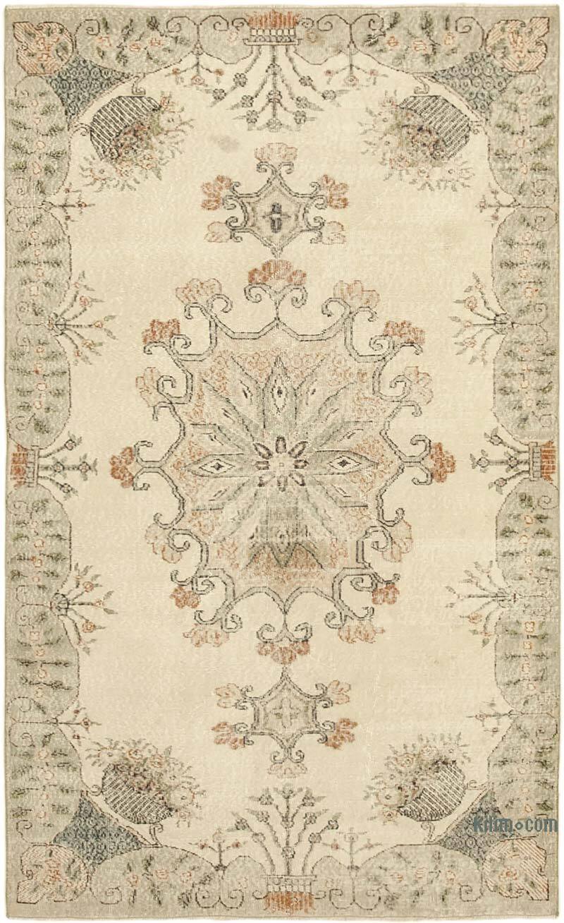 El Dokuma Vintage Halı - 153 cm x 265 cm - K0074561