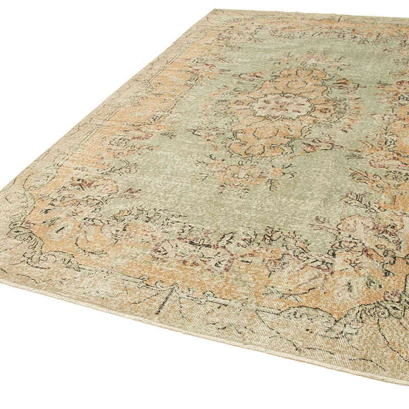 El Dokuma Vintage Halı - 198 cm x 311 cm - K0074566
