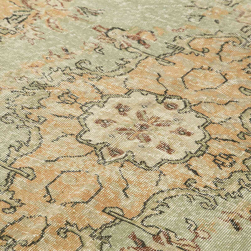 El Dokuma Vintage Halı - 198 cm x 311 cm - K0074566