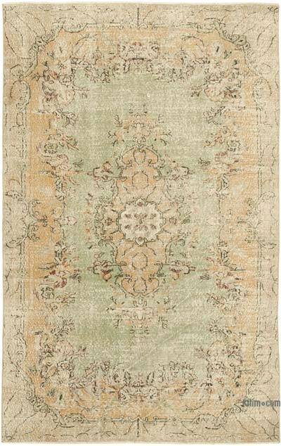 Vintage Turkish Hand-Knotted Rug - 6' 6" x 10' 2" (78" x 122")