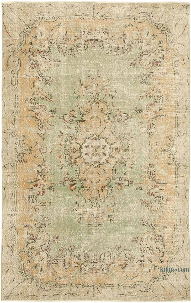 El Dokuma Vintage Halı - 198 cm x 311 cm - K0074566