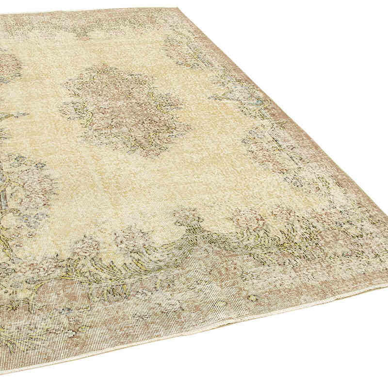 Vintage Turkish Hand-Knotted Rug - 5' 2" x 9'  (62" x 108") - K0074567