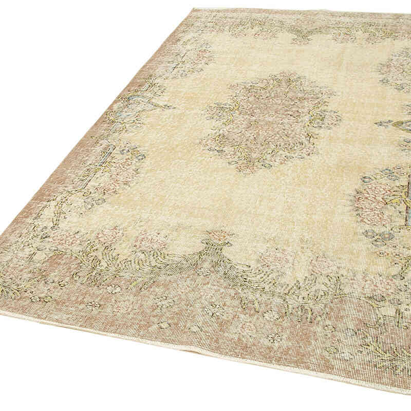 Vintage Turkish Hand-Knotted Rug - 5' 2" x 9'  (62" x 108") - K0074567