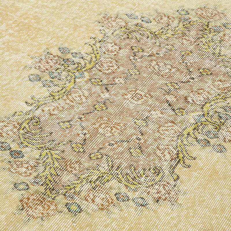 Vintage Turkish Hand-Knotted Rug - 5' 2" x 9'  (62" x 108") - K0074567