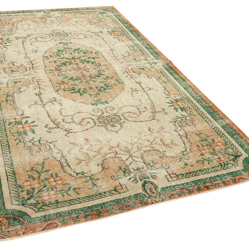 Vintage Turkish Hand-Knotted Rug - 5' 5" x 9' 3" (65" x 111") - K0074569