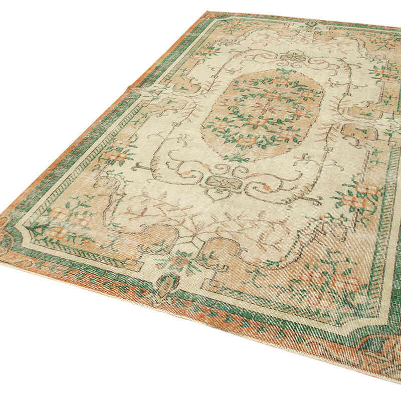 Vintage Turkish Hand-Knotted Rug - 5' 5" x 9' 3" (65" x 111") - K0074569