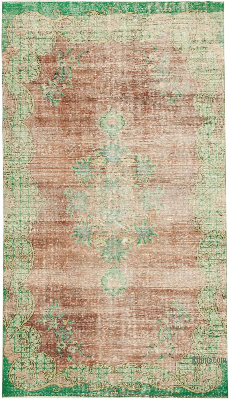 Alfombra Vintage Turca Anudada a Mano - 165 cm x 288 cm - K0074575