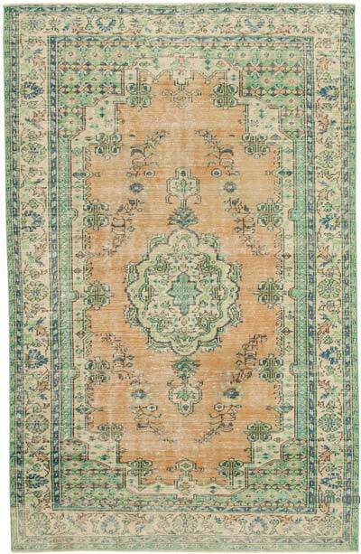 El Dokuma Vintage Halı - 197 cm x 310 cm
