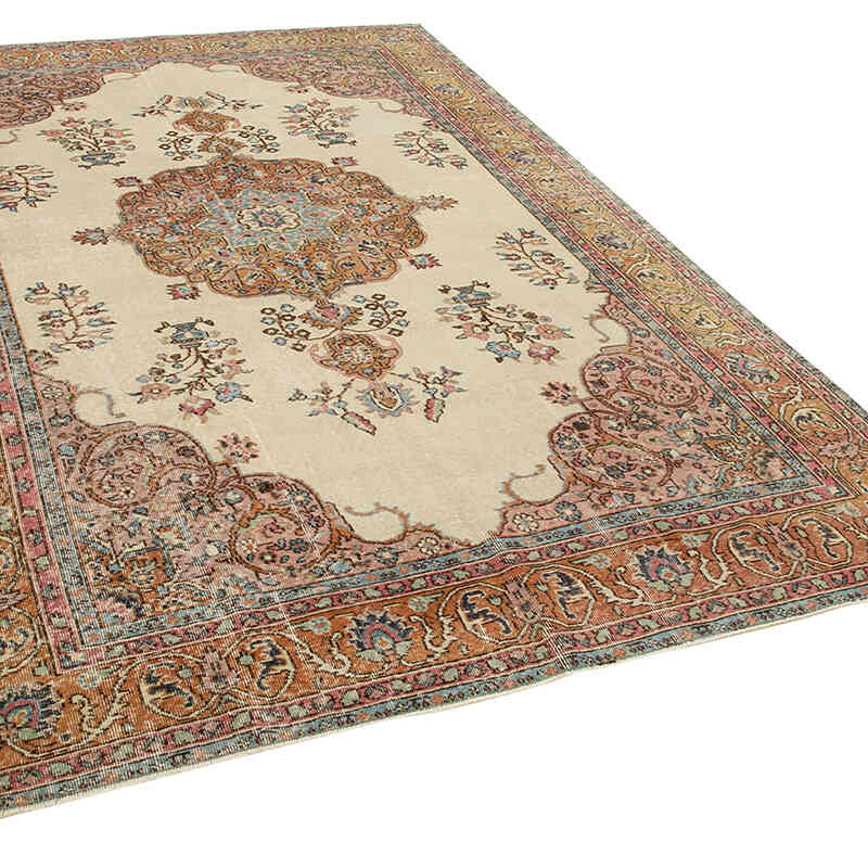 Vintage Turkish Hand-Knotted Rug - 6' 3" x 9' 7" (75" x 115") - K0074580