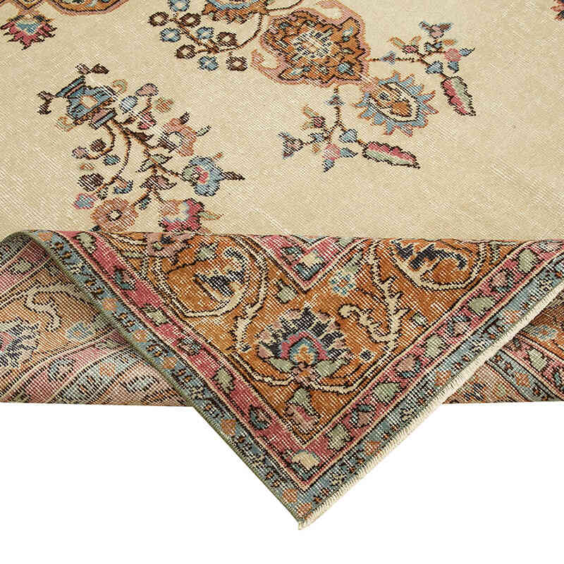 Vintage Turkish Hand-Knotted Rug - 6' 3" x 9' 7" (75" x 115") - K0074580