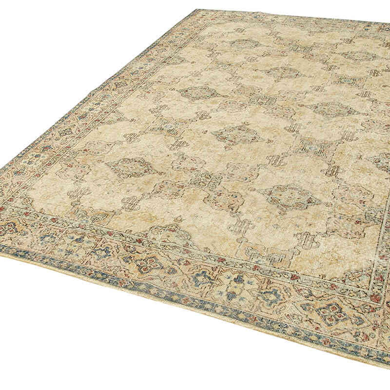 Alfombra Vintage Turca Anudada a Mano - 202 cm x 290 cm - K0074583
