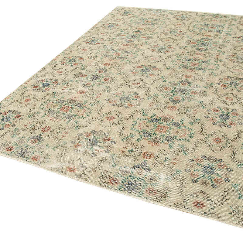 Vintage Turkish Hand-Knotted Rug - 6' 8" x 9' 9" (80" x 117") - K0074588