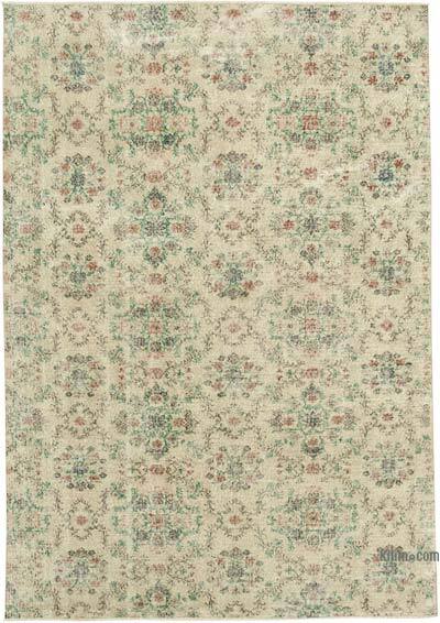 Vintage Turkish Hand-Knotted Rug - 6' 8" x 9' 9" (80" x 117")