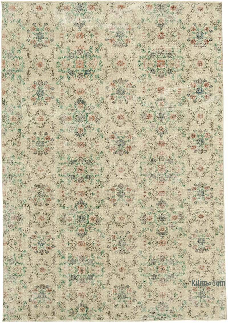Vintage Turkish Hand-Knotted Rug - 6' 8" x 9' 9" (80" x 117") - K0074588