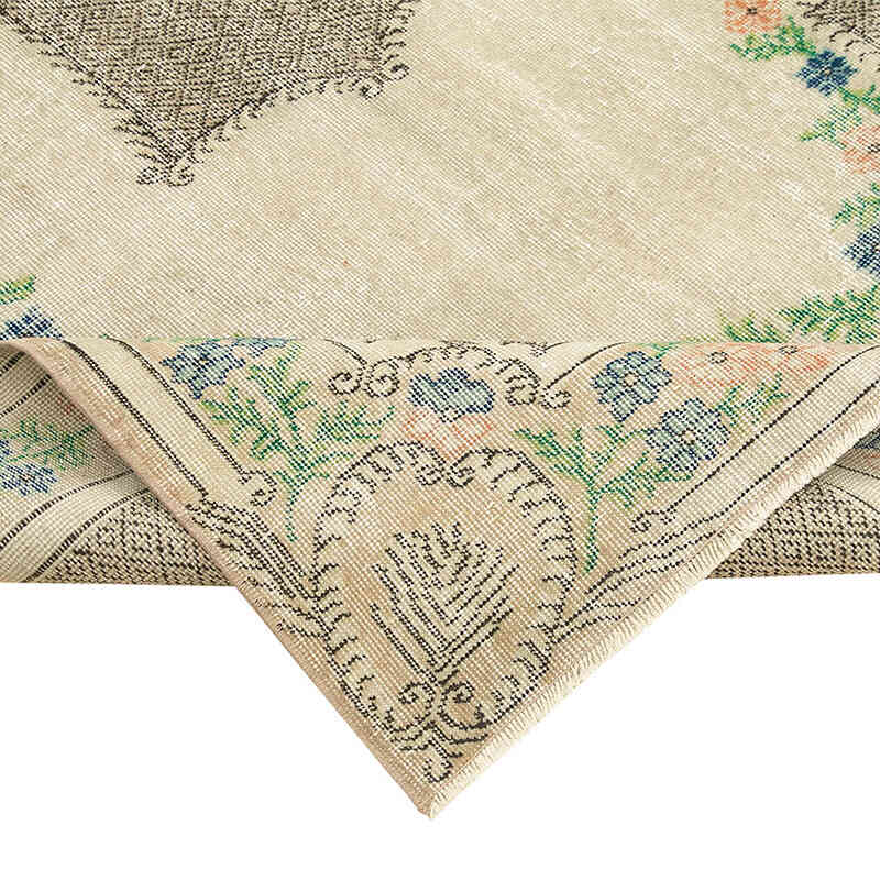 Vintage Turkish Hand-Knotted Rug - 5' 6" x 8' 11" (66" x 107") - K0074590
