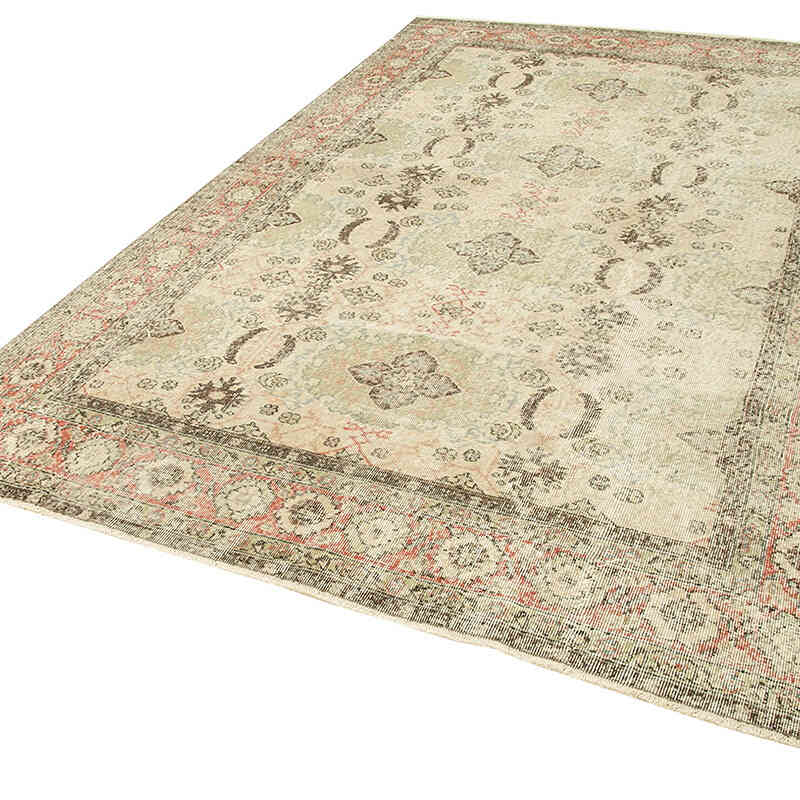 Vintage Turkish Hand-Knotted Rug - 6' 5" x 10' 3" (77" x 123") - K0074591