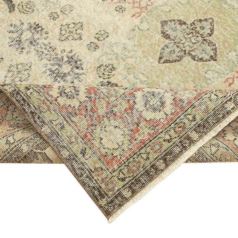 Vintage Turkish Hand-Knotted Rug - 6' 5" x 10' 3" (77" x 123") - K0074591