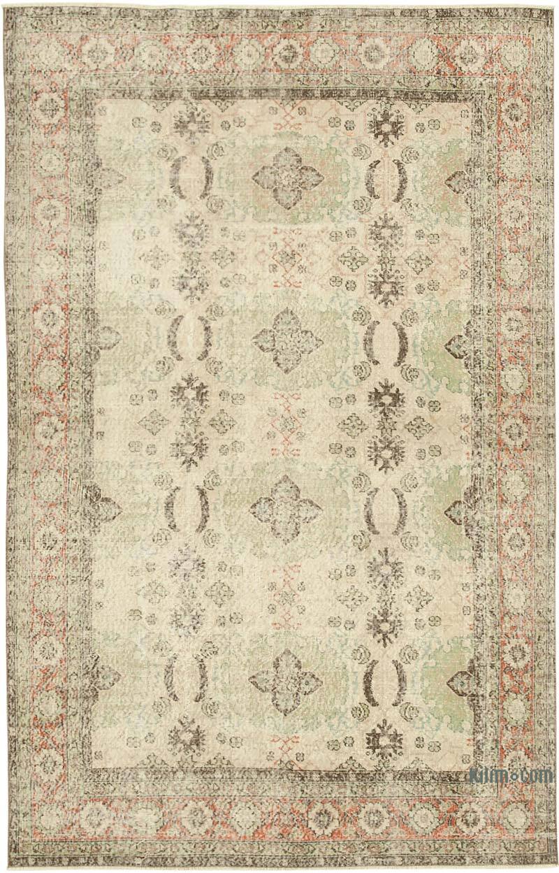 Vintage Turkish Hand-Knotted Rug - 6' 5" x 10' 3" (77" x 123") - K0074591