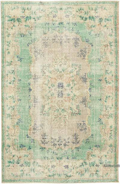 Alfombra Vintage Turca Anudada a Mano - 203 cm x 311 cm