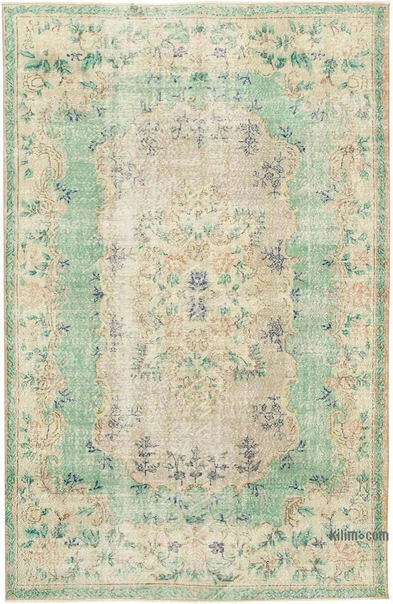 El Dokuma Vintage Halı - 203 cm x 311 cm - K0074594