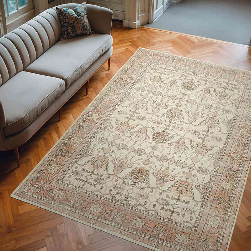 El Dokuma Vintage Halı - 205 cm x 305 cm - K0074597