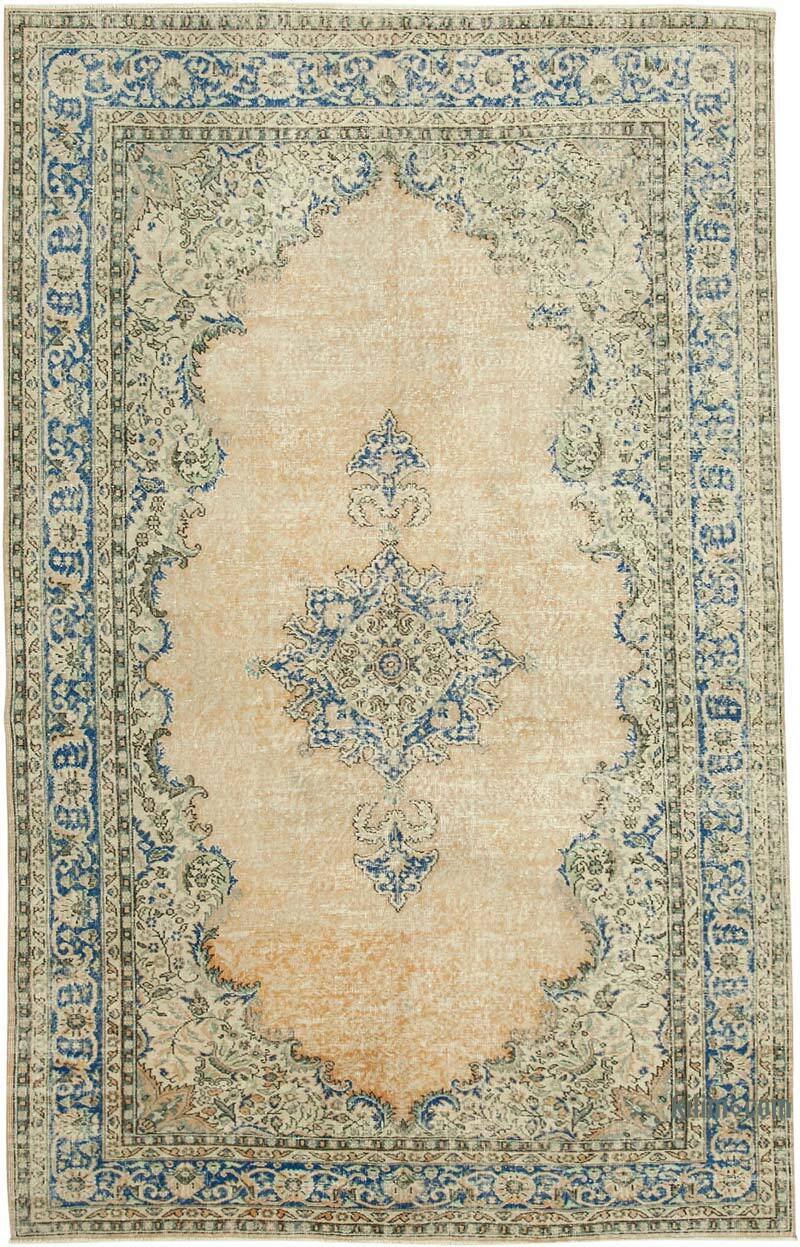 Vintage Turkish Hand-Knotted Rug - 6' 9" x 10' 8" (81" x 128") - K0074604