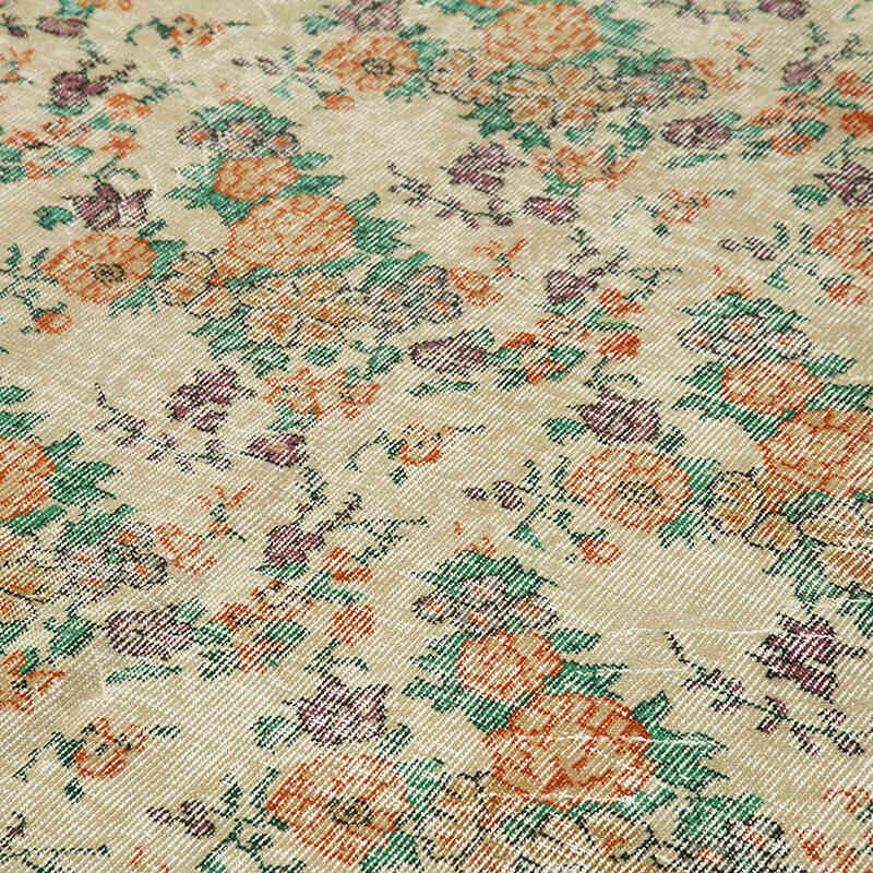 Vintage Turkish Hand-Knotted Rug - 6' 8" x 10' 6" (80" x 126") - K0074615