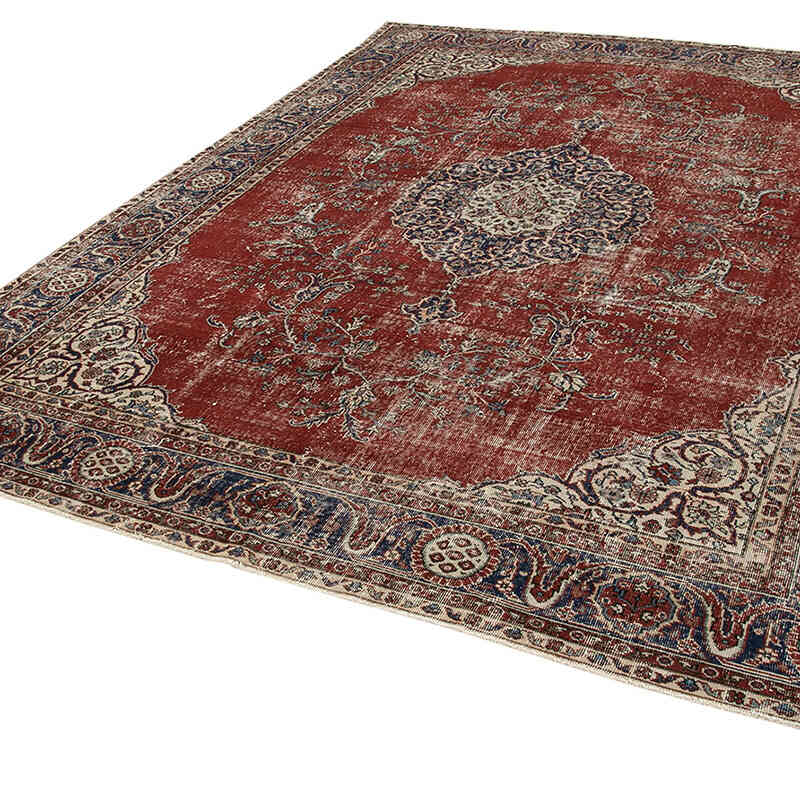 Alfombra Vintage Turca Anudada a Mano - 244 cm x 330 cm - K0074617