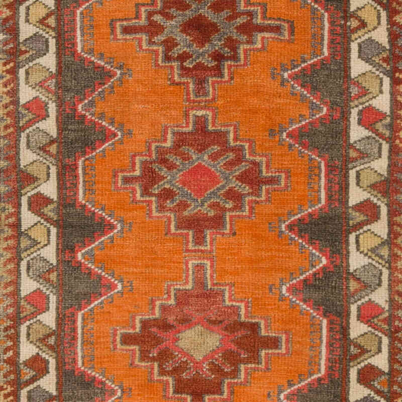 Vintage Tribal Runner Rug - 2' 11" x 13' 5" (35" x 161") - K0074620