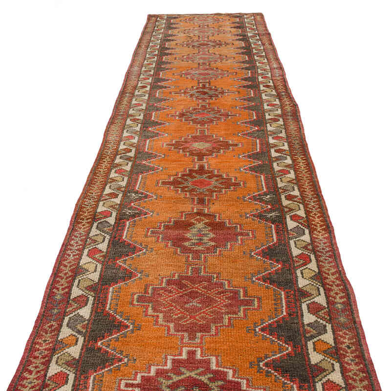Vintage Tribal Runner Rug - 2' 11" x 13' 5" (35" x 161") - K0074620
