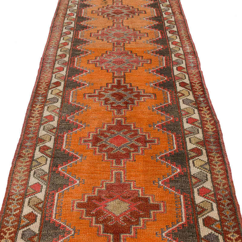 Vintage Tribal Runner Rug - 2' 11" x 13' 5" (35" x 161") - K0074620