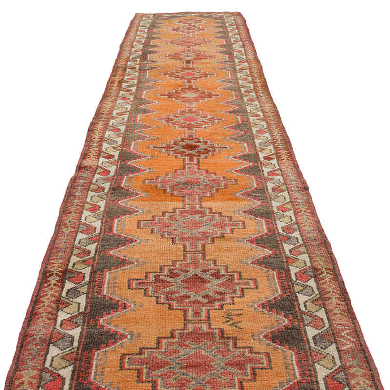 Vintage Tribal Runner Rug - 2' 11" x 13' 5" (35" x 161") - K0074620