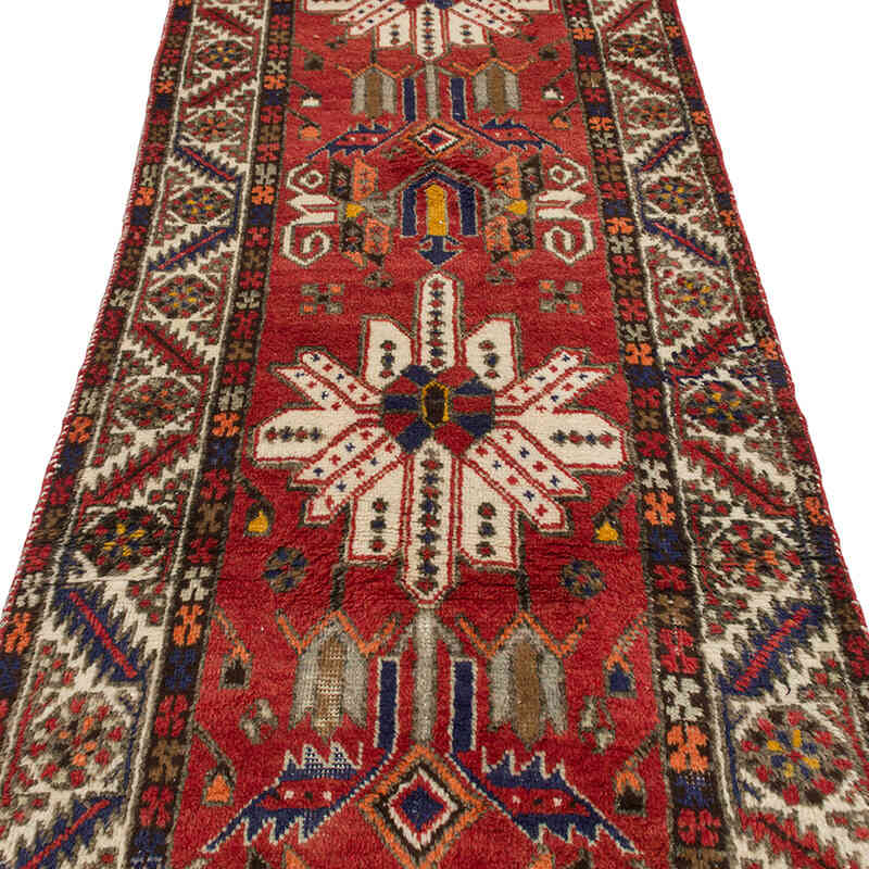 Vintage Tribal Runner Rug - 3' 3" x 12' 6" (39" x 150") - K0074624