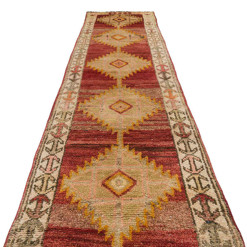 Vintage Anadolu Yolluk - 88 cm x 383 cm - K0074625