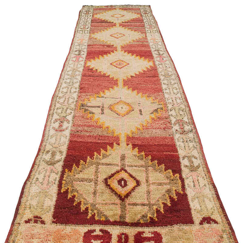 Vintage Anadolu Yolluk - 88 cm x 383 cm - K0074625