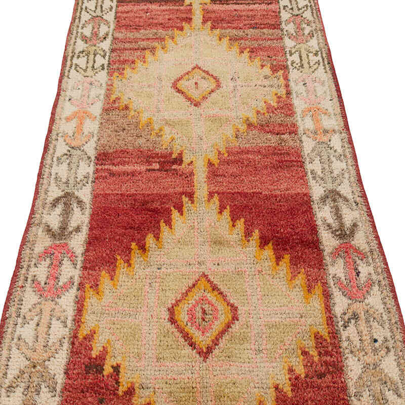 Vintage Anadolu Yolluk - 88 cm x 383 cm - K0074625