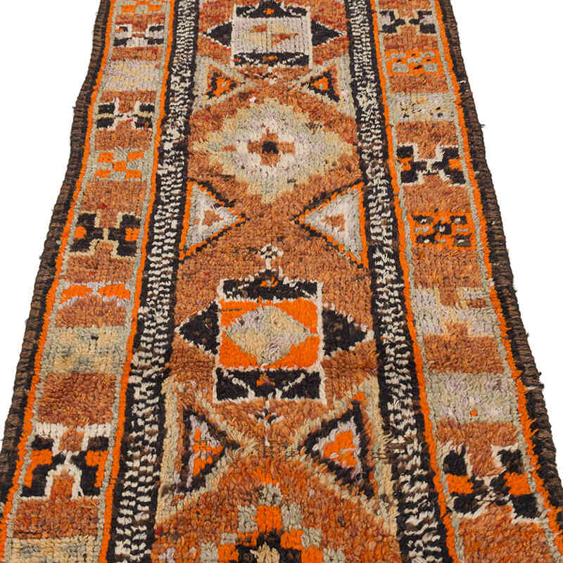 Vintage Tribal Runner Rug - 2' 10" x 12' 3" (34" x 147") - K0074626