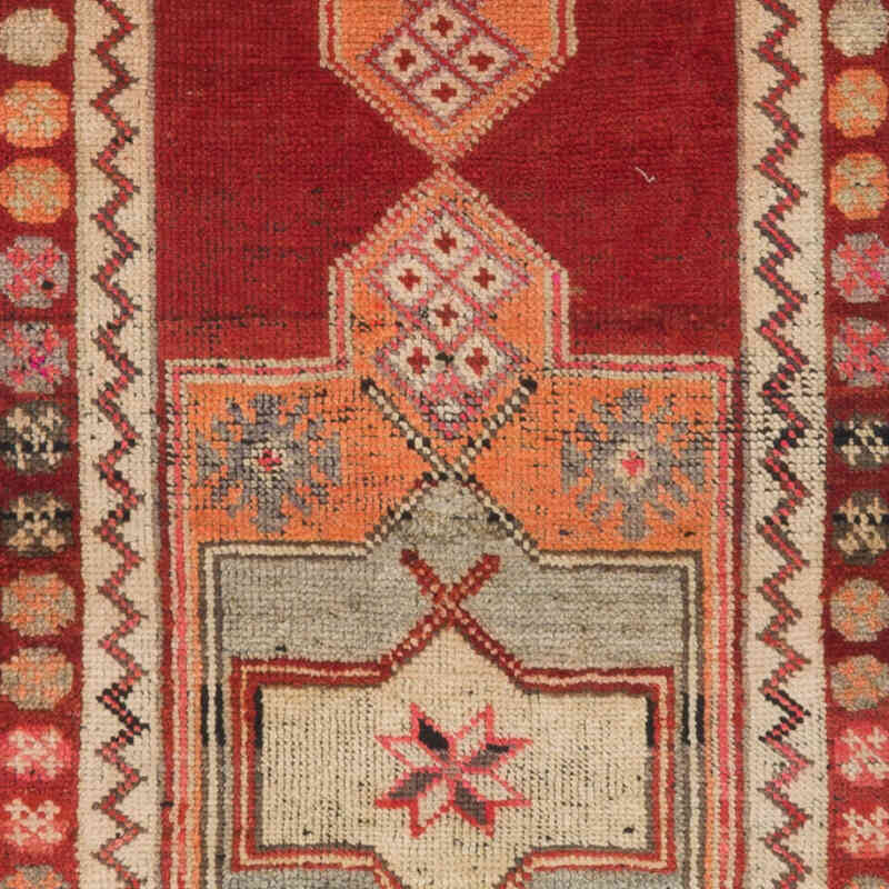 Alfombra Vintage de pasillo - 92 cm x 381 cm - K0074631