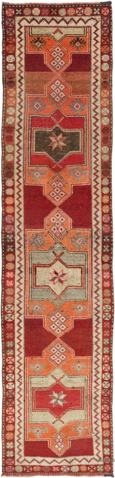 Alfombra Vintage de pasillo - 92 cm x 381 cm