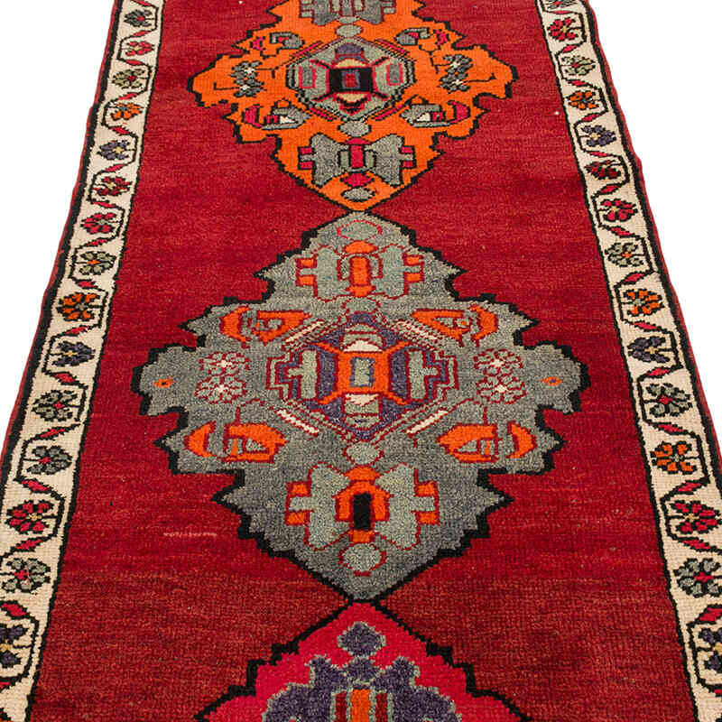 Alfombra Vintage de pasillo - 90 cm x 354 cm - K0074633