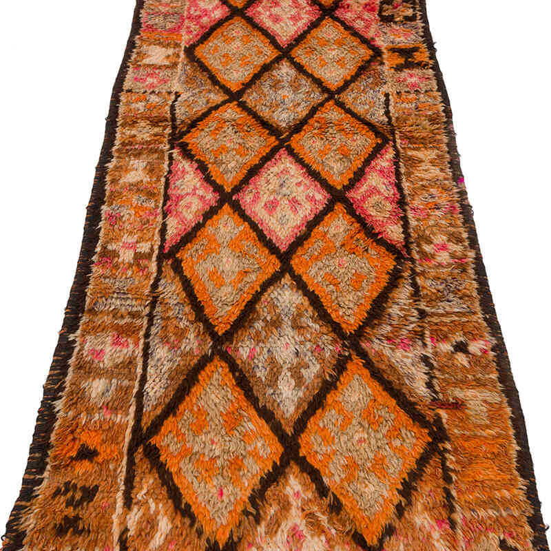 Alfombra Vintage de pasillo - 85 cm x 391 cm - K0074635