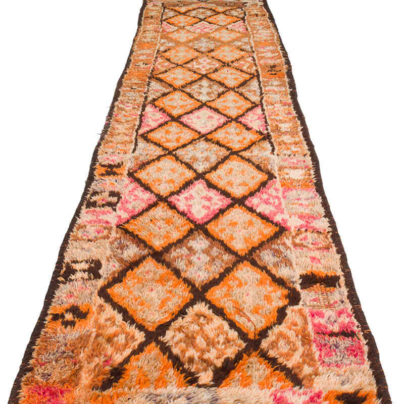 Alfombra Vintage de pasillo - 85 cm x 391 cm - K0074635
