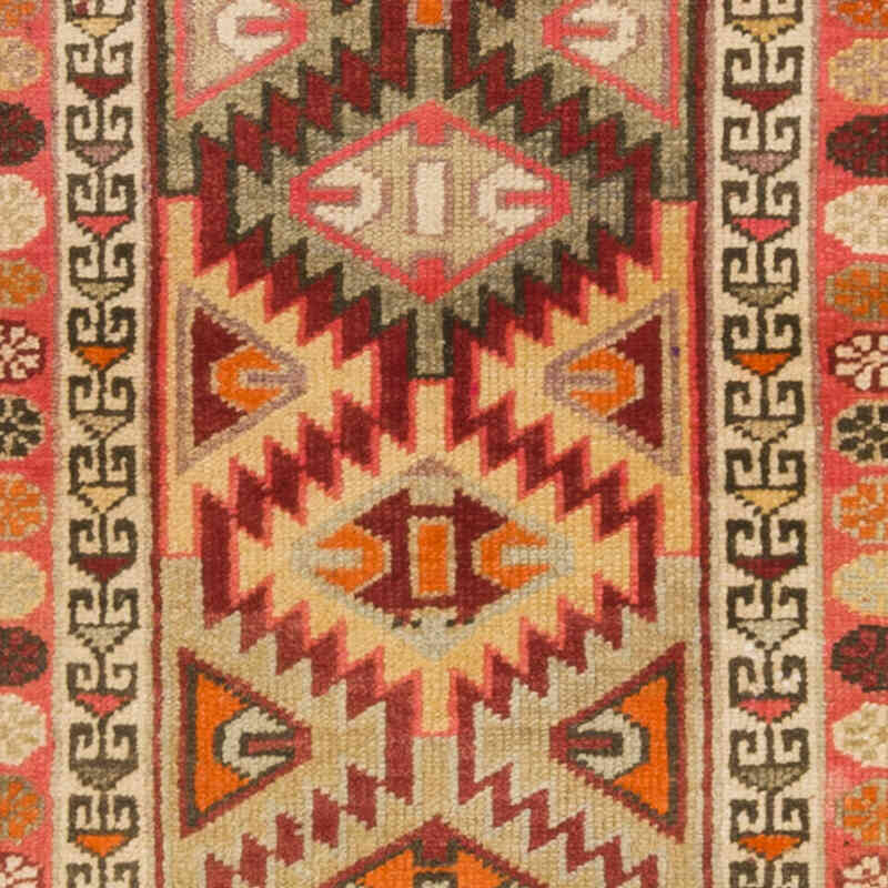 Vintage Tribal Runner Rug - 2' 11" x 13' 7" (35" x 163") - K0074639