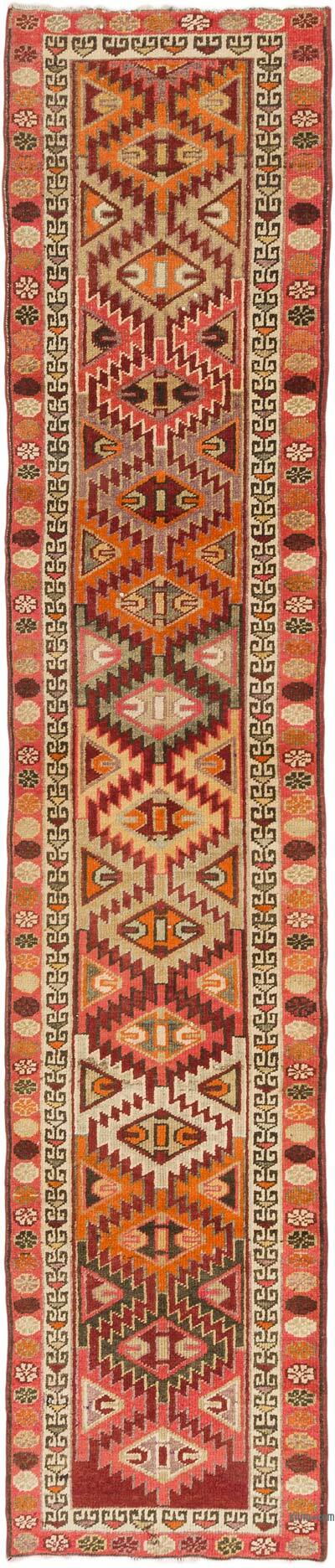 Vintage Anadolu Yolluk - 88 cm x 414 cm