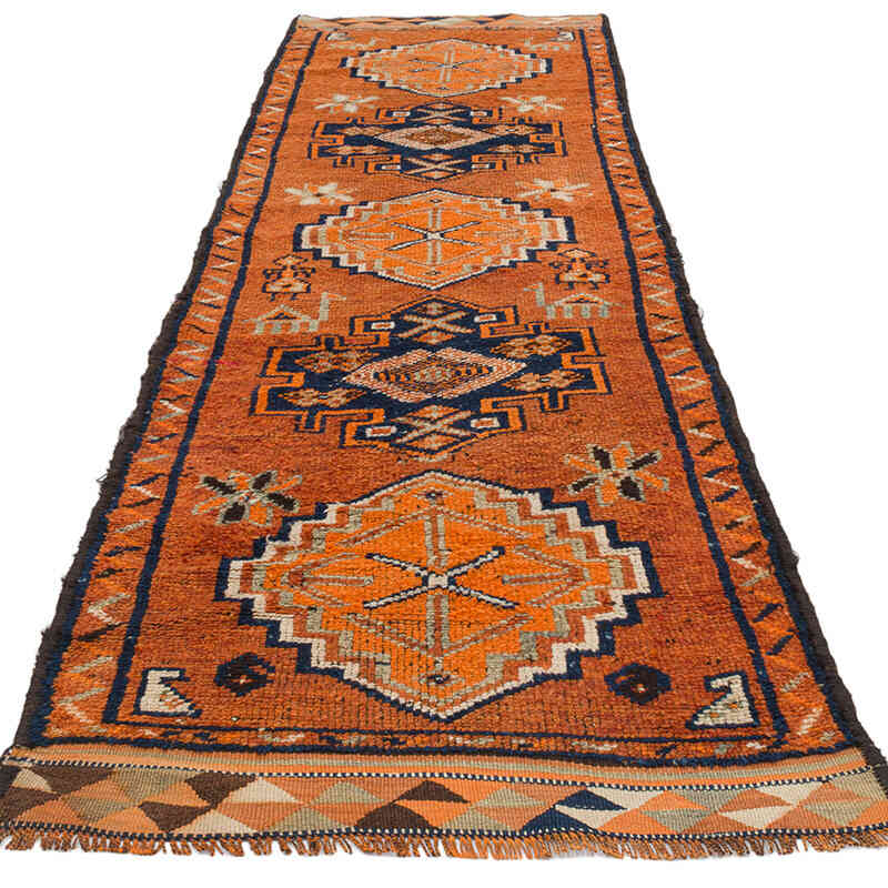 Alfombra Vintage de pasillo - 92 cm x 318 cm - K0074640